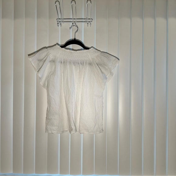 BB Dakota by Steve Madden Womens White Dotted Button-Down Top Shirt - Picture 3 of 3